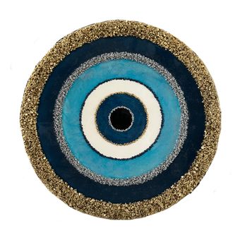 تابلو رزین طرح چشم نظر برجسته کد 3280