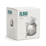 ست کتری و قوری آلباک مدل آیلی گنجایش کتری 4.5 لیتر گنجایش قوری 1 لیتر