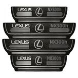 برچسب پارکابی خودرو مهدیار طرح چرم کد pka1036 مناسب برای لکسوس nx300بسته 4 عددی