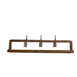 لوستر سه شعله مدل چوبی کد 080