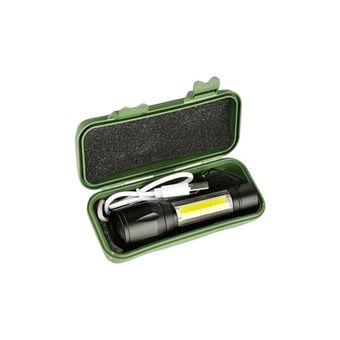 چراغ قوه دو حالته جعبه و فلشر دار شارژی مدل VARLONPAN MX-511S-COB