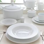 سرویس غذاخوری 102 پارچه چینی زرین ایران طرح رادیانس ساده درجه عالی