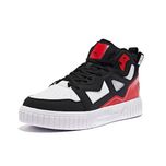 کتونی اریک مدل ERKE Xtep High-Top Skateboard Sneaker 'Black Red' 11122101241-005