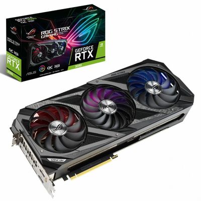 کارت گرافیک ایسوس ROG STRIX RTX 3090 حافظه 24 گیگابایت استوک