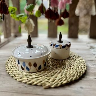 شکلات خوری سرامیکی طرح پاییز