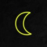 چراغ دیواری مدل تابلو نئون فلکسی طرح ماه