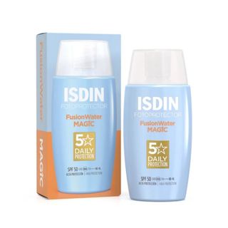 ضد آفتاب فیوژن واتر مجیک ایزدین بی رنگ SPF 50 حجم 50 میلی‌ لیتر