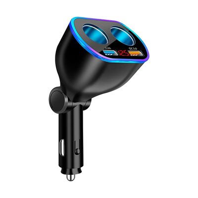 شارژر فندکی 120 وات 4 پورت مدل AGK_C301