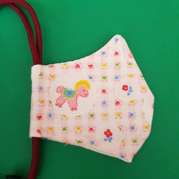 ماسک پارچه‌ای بچگانه مدل 09