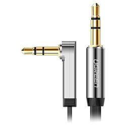 کابل 1 به 1 صدا AUX یک سر 90 درجه یوگرین مدل AV119-10728 طول 3 متر