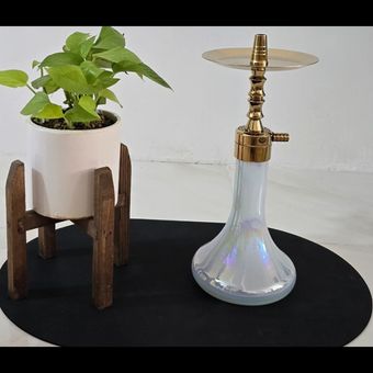 قلیان کرنو کوچک تنه طلایی درجه 2