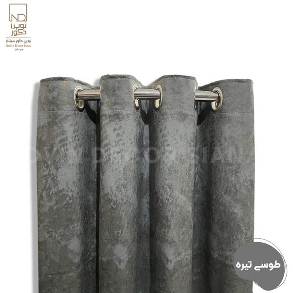 پرده نوین دکور سیاناو مدل مخمل پتینه سزار 280 سایز 280 × 140 سانتی متر