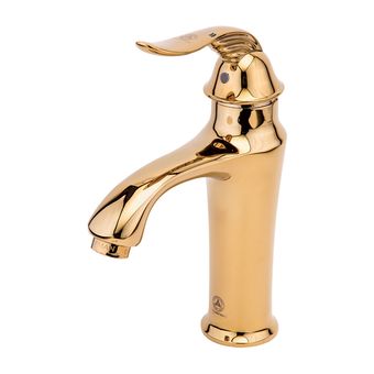 شیر روشویی شیرآلات قهرمان مدل دریا سزار طلایی براق