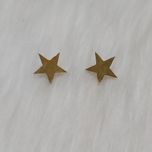 گوشواره زنانه مدل میخی طرح لارج ستاره کد sta111large