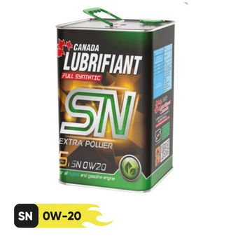 روغن موتور کانادا لوبریفنت EXTRA POWER SN 0W20 حجم 5 لیتر