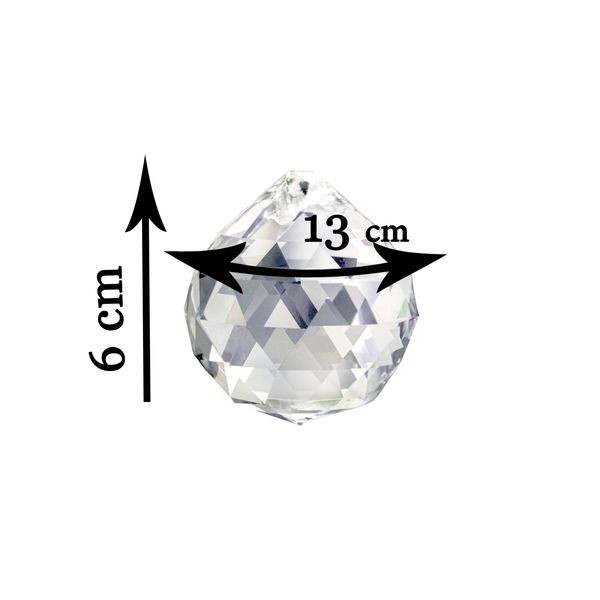 کریستال لوستر مدل گوی شماره چهل بسته 5 عددی*937