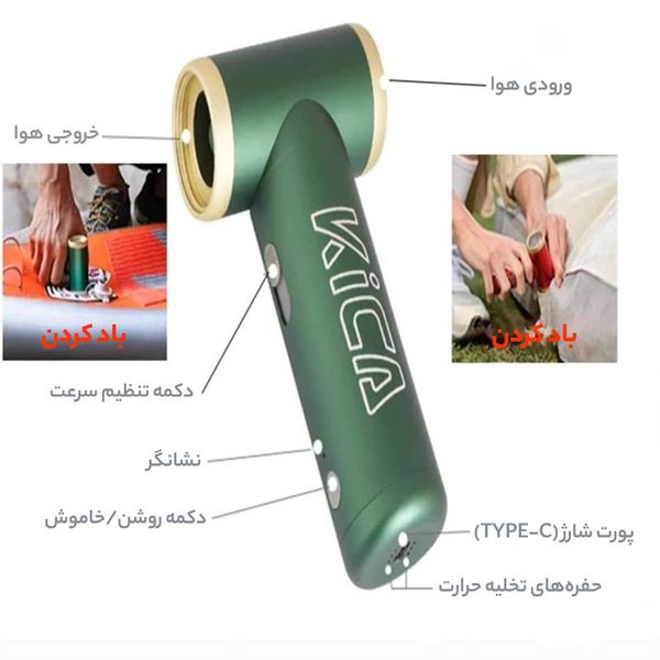 پمپ باد کیکا  مدل جت فن 2