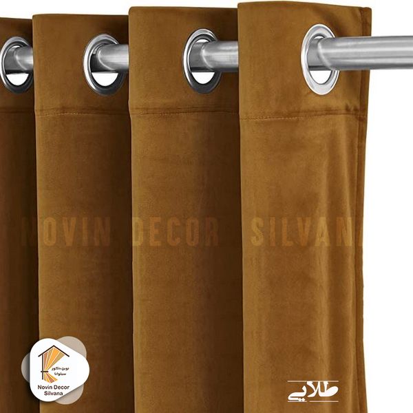 پرده نوین دکور سیلوانا مدل مخمل کالیفرنیا 28 سایز 280 × 140 سانتی متر 