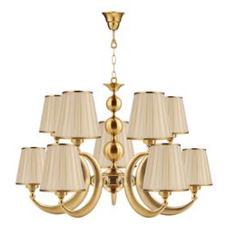 لوستر 10 شعله کارنتیس مدل آرشیدا کد KT-07