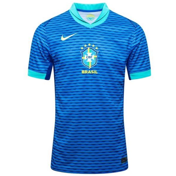 ست تی شرت و شلوارک ورزشی مردانه مدل برزیل Away 2024