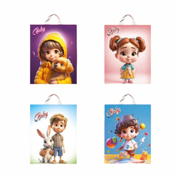 نایلون دسته زنبیلی مدل بچگانه سایز 40×30