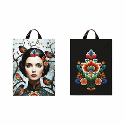 نایلون دسته زنبیلی مدل خاتون سایز 45×34