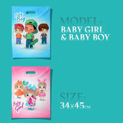 نایلون دسته موزی مدل بچگانه سایز 45×35