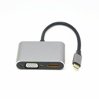 مبدل USB-C به HDMI/VGA کی نت مدل K-CO 30