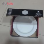 بشقاب غذاخوری چینی زرین ایران سری ایتالیا اف مدل LAV25 بسته 6 عددی