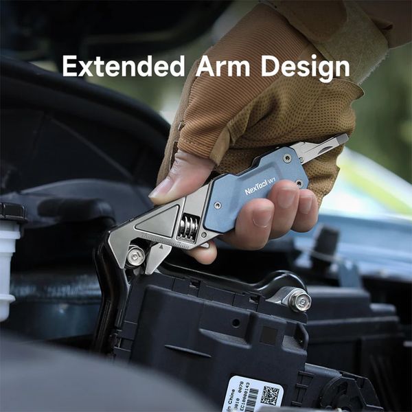 ابزار چندکاره سفری نکس تول مدل Light Wrench W2 به همراه سری پیچ گوشتی