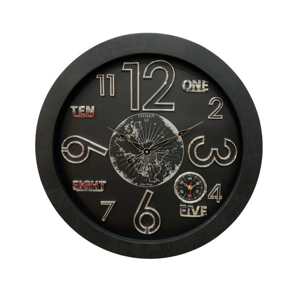 ساعت دیواری سیتی زن مدل زمین 2 موتوره*260