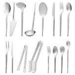 سرویس قاشق، چنگال و کارد استیل 146 پارچه 30 نفره کابان مدل 198