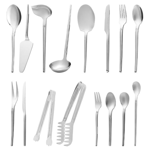 سرویس قاشق، چنگال و کارد استیل 146 پارچه 30 نفره کابان مدل 198