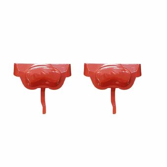 شاسی قرمز قفل مرکزی برقی قطعه سازان کبیر مدل SHS-103079 بسته 2 عددی 
