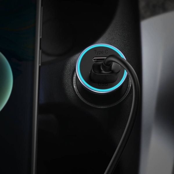 شارژر فندکی باسئوس مدل CGJM000113-60W