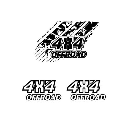 برچسب بدنه خودرو طرح افرود 4×4 کد off111P314مجموعه 3عددی