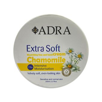 کرم مرطوب کننده دست و صورت آدرا  مدل بابونه مناسب انواع پوست حجم 200 میلی لیتر