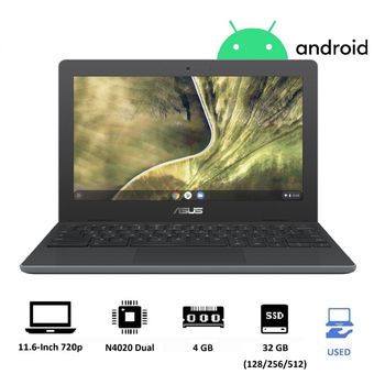 لپ تاپ Asus Chromebook C204 11.6 4GB / 32GB Dual Core