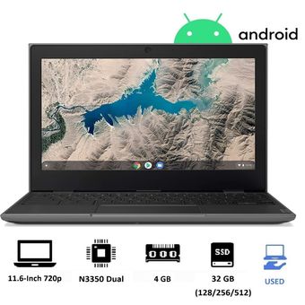 لپ تاپ Lenovo Chromebook 100E 4GB / 32GB Dual Core