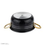 سرویس پخت و پز 14 پارچه هلنا طرح چدن مدل لانه زنبوری