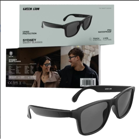 عینک آفتابی هوشمند بلوتوثی گرین لاین مدل سیدنی Green Lion sydney Smart Glasses
