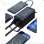 پاوربانک خورشیدی 80000 میلی آمپر گرین لاین مدل Green Lion Solar MAX Power Bank