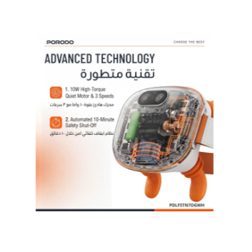 ماساژور گردن و شانه حرارتی شارژی پرودو مدل Porodo RELAXROBO II