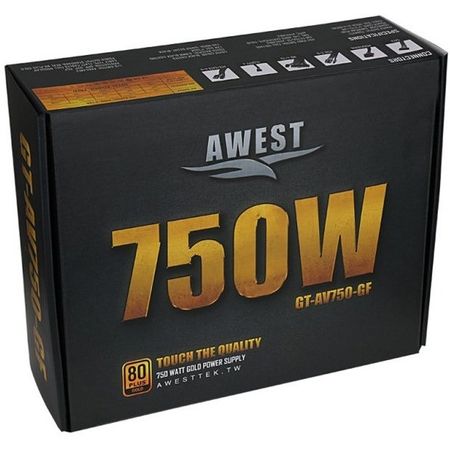 Power Supply AWEST GT-AV750-GF 750W