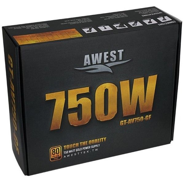 Power Supply AWEST GT-AV750-GF 750W