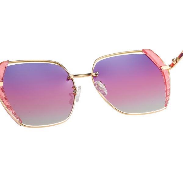 عینک آفتابی چندضلعی زنانه مدل 2205T14 Polarized