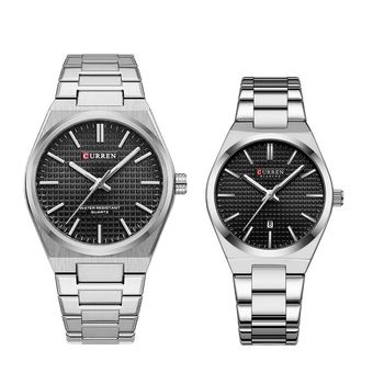 ست ساعت مچی عقربه ای زنانه و مردانه کورن مدل 8439SBS