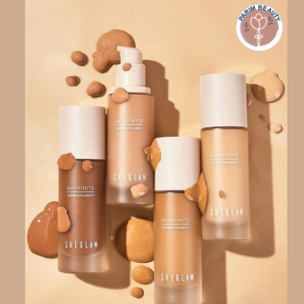 کرم پودر آبرسان شیگلم         SHEGLAM Skinfinite Hydrating Foundation
