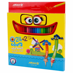 مداد رنگی 2+24 رنگ آریا 3017 Arya
