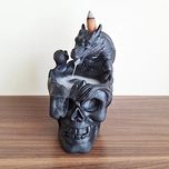 جای عود طرح جمجمه و اژدها مدل e1og